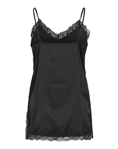 Vila - VIOnara Lace Singlet Top - Black 
